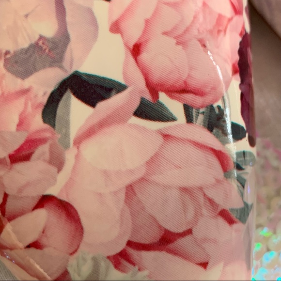 Elle Patent "Pleather" Floral Pastel Pointed Straight Toe Stiletto Pumps Size 10 - Picture 3 of 14